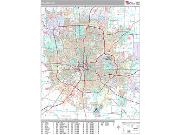 Columbus <br /> Wall Map <br /> Premium Style 2025 Map