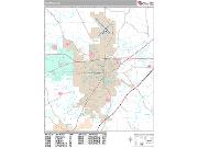 Mansfield <br /> Wall Map <br /> Premium Style 2025 Map