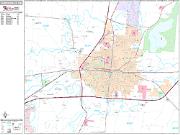 Springfield <br /> Wall Map <br /> Premium Style 2025 Map
