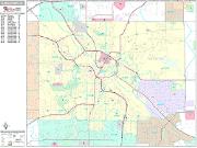 Youngstown <br /> Wall Map <br /> Premium Style 2025 Map