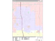 Moore <br /> Wall Map <br /> Premium Style 2025 Map