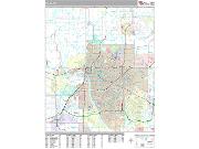 Tulsa <br /> Wall Map <br /> Premium Style 2025 Map
