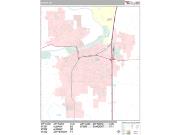 Albany <br /> Wall Map <br /> Premium Style 2025 Map