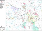 Lancaster <br /> Wall Map <br /> Premium Style 2025 Map