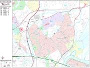 Levittown <br /> Wall Map <br /> Premium Style 2025 Map