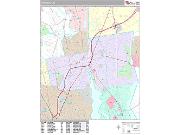 Pawtucket <br /> Wall Map <br /> Premium Style 2025 Map
