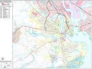 Charleston <br /> Wall Map <br /> Premium Style 2025 Map