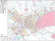 Columbia <br /> Wall Map <br /> Premium Style 2025 Map