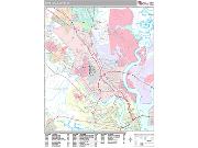 North Charleston <br /> Wall Map <br /> Premium Style 2025 Map