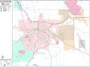 Rapid City <br /> Wall Map <br /> Premium Style 2025 Map