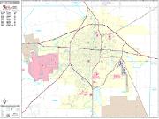 Abilene <br /> Wall Map <br /> Premium Style 2025 Map