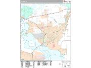 Baytown <br /> Wall Map <br /> Premium Style 2025 Map