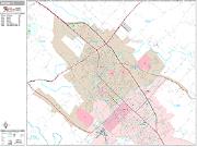 Bryan <br /> Wall Map <br /> Premium Style 2025 Map