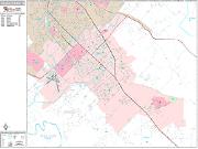 College Station <br /> Wall Map <br /> Premium Style 2025 Map