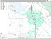 Conroe <br /> Wall Map <br /> Premium Style 2025 Map