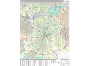 Dallas <br /> Wall Map <br /> Premium Style 2025 Map
