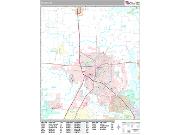 Denton <br /> Wall Map <br /> Premium Style 2025 Map