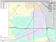 Euless <br /> Wall Map <br /> Premium Style 2025 Map