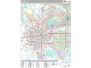 Fort Worth <br /> Wall Map <br /> Premium Style 2025 Map