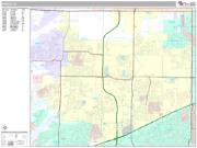 Frisco <br /> Wall Map <br /> Premium Style 2025 Map