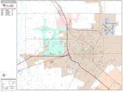 Harlingen <br /> Wall Map <br /> Premium Style 2025 Map