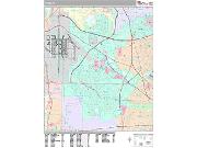 Irving <br /> Wall Map <br /> Premium Style 2025 Map