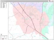 Mansfield <br /> Wall Map <br /> Premium Style 2025 Map