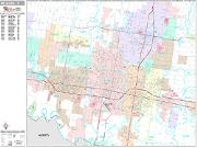McAllen <br /> Wall Map <br /> Premium Style 2025 Map
