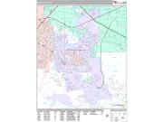 Missouri City <br /> Wall Map <br /> Premium Style 2025 Map