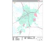 San Angelo <br /> Wall Map <br /> Premium Style 2025 Map