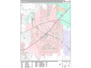 Sugar Land <br /> Wall Map <br /> Premium Style 2025 Map