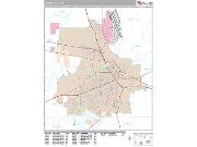 Wichita Falls <br /> Wall Map <br /> Premium Style 2025 Map