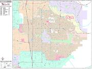 Sandy <br /> Wall Map <br /> Premium Style 2025 Map