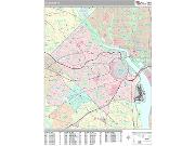 Arlington <br /> Wall Map <br /> Premium Style 2025 Map