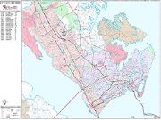 Hampton <br /> Wall Map <br /> Premium Style 2025 Map