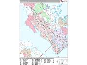 Newport News <br /> Wall Map <br /> Premium Style 2025 Map