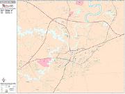 Suffolk <br /> Wall Map <br /> Premium Style 2025 Map