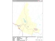 Montpelier <br /> Wall Map <br /> Premium Style 2025 Map