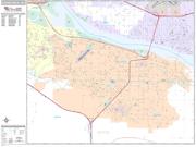 Kennewick <br /> Wall Map <br /> Premium Style 2025 Map