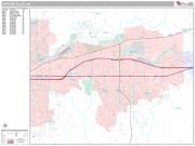 Spokane Valley <br /> Wall Map <br /> Premium Style 2025 Map