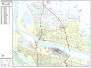 Vancouver <br /> Wall Map <br /> Premium Style 2025 Map