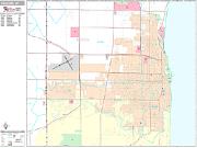 Kenosha <br /> Wall Map <br /> Premium Style 2025 Map