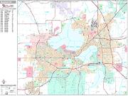Madison <br /> Wall Map <br /> Premium Style 2025 Map