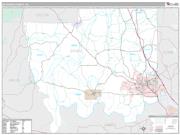 Autauga County, AL <br /> Wall Map <br /> Premium Style 2025 Map