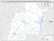 Barbour County, AL <br /> Wall Map <br /> Premium Style 2025 Map