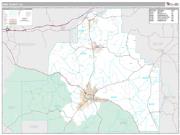Bibb County, AL <br /> Wall Map <br /> Premium Style 2025 Map