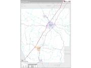 Butler County, AL <br /> Wall Map <br /> Premium Style 2025 Map