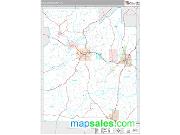 Covington County, AL <br /> Wall Map <br /> Premium Style 2025 Map