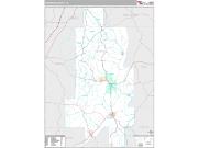 Crenshaw County, AL <br /> Wall Map <br /> Premium Style 2025 Map