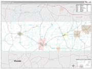 Geneva County, AL <br /> Wall Map <br /> Premium Style 2025 Map